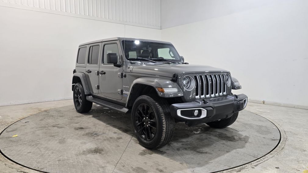 Jeep Wrangler Unlimited Sahara 2021 d&rsquo;occasion à vendre - 1