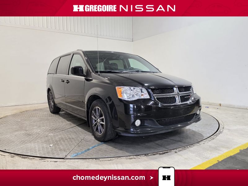 Black 2017 Dodge Grand Caravan Minivan Front-Wheel Drive Automatic