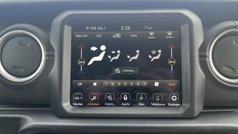 Jeep Wrangler Unlimited Sahara 2021 d&rsquo;occasion à vendre - 20