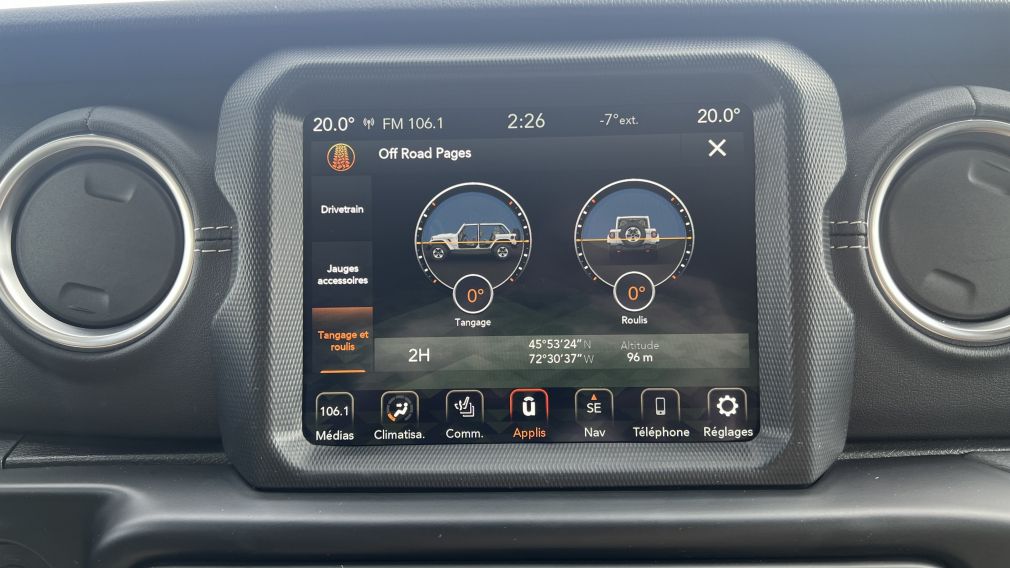 Jeep Wrangler Unlimited Sahara 2021 d&rsquo;occasion à vendre - 23