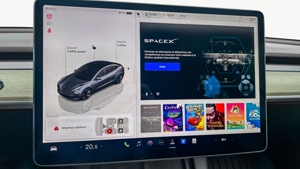 Tesla Model 3 Long Range 2022 d&rsquo;occasion à vendre - 21