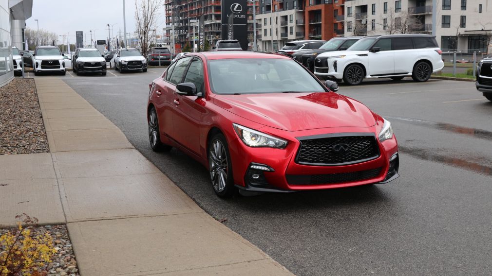 Infiniti Q50 Red Sport I-LINE