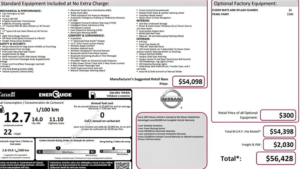 Nissan Frontier PRO-4X 2025 d&rsquo;occasion à vendre - 29