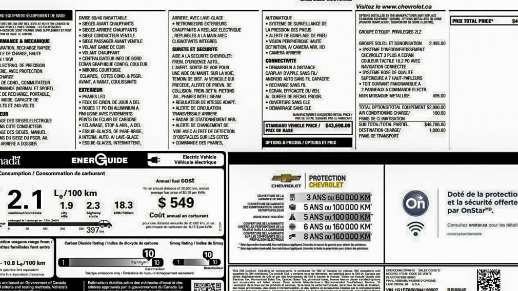 Chevrolet Bolt EUV Premier 2022 à vendre à Donnacona - 28