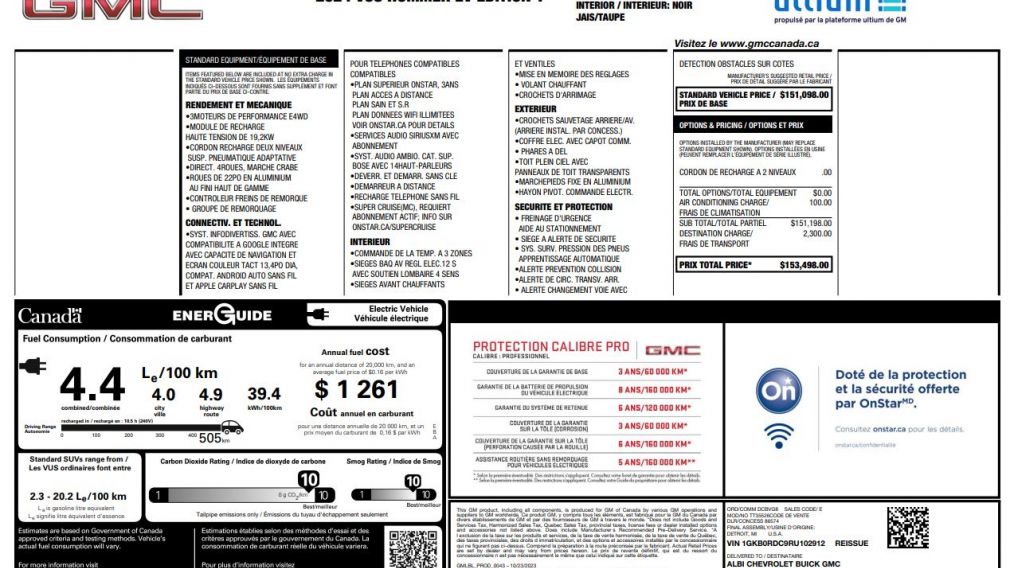 GMC HUMMER EV SUV 3X 2024 d&rsquo;occasion à vendre - 2