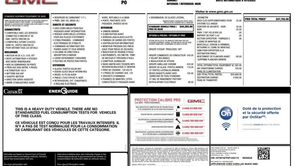 GMC Savana RWD 2500 135″ 2023 d’occasion à vendre - 23