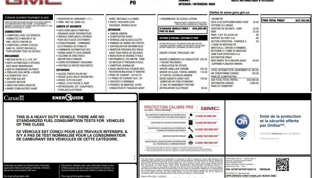 GMC Savana RWD 2500 135″ 2023 d’occasion à vendre - 23