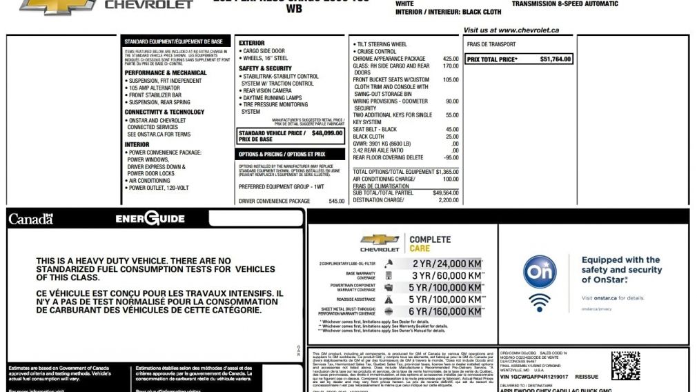 Chevrolet Express RWD 2500 135″ 2024 d’occasion à vendre - 22