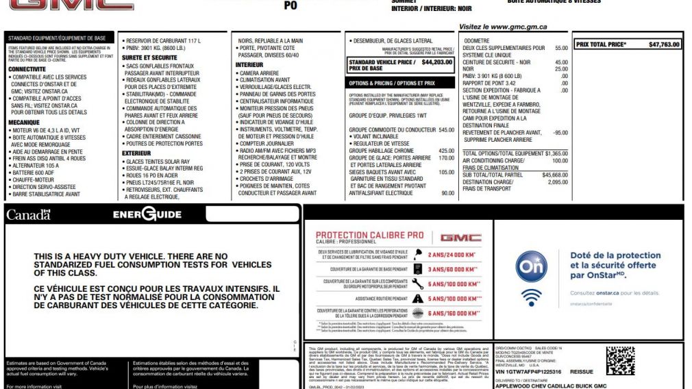 GMC Savana RWD 2500 135″ 2023 d’occasion à vendre - 23