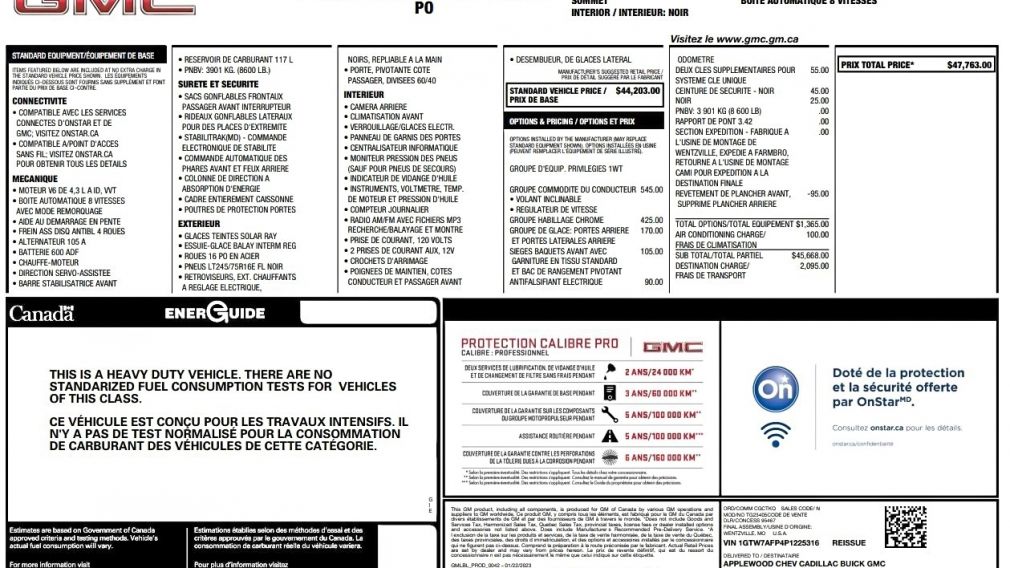 GMC Savana RWD 2500 135″ 2023 d’occasion à vendre - 23