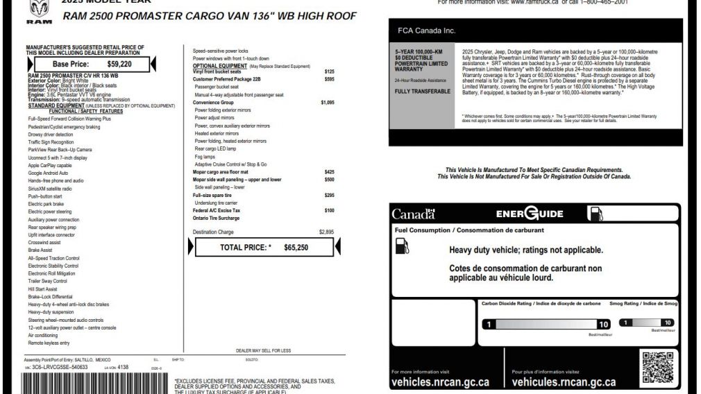 Dodge Ram Tradesman 2025 d&rsquo;occasion à vendre - 25