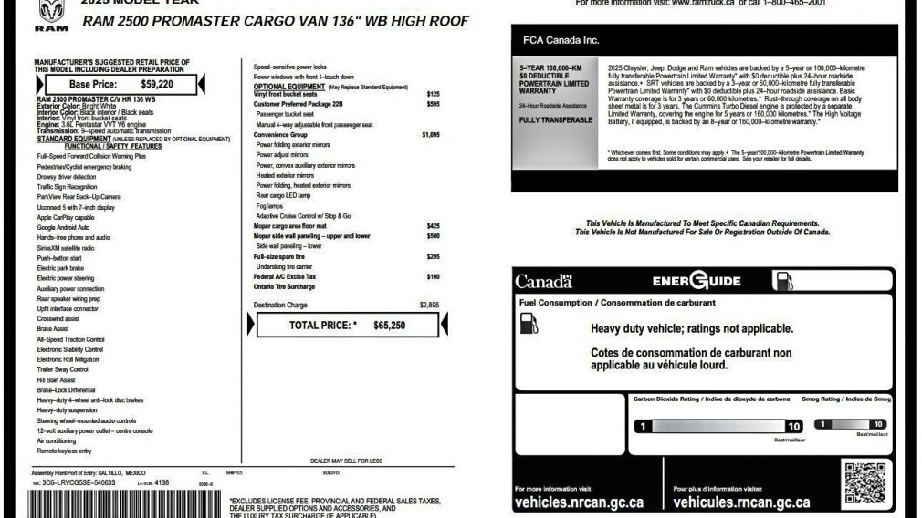 Dodge Ram Tradesman 2025 d&rsquo;occasion à vendre - 25