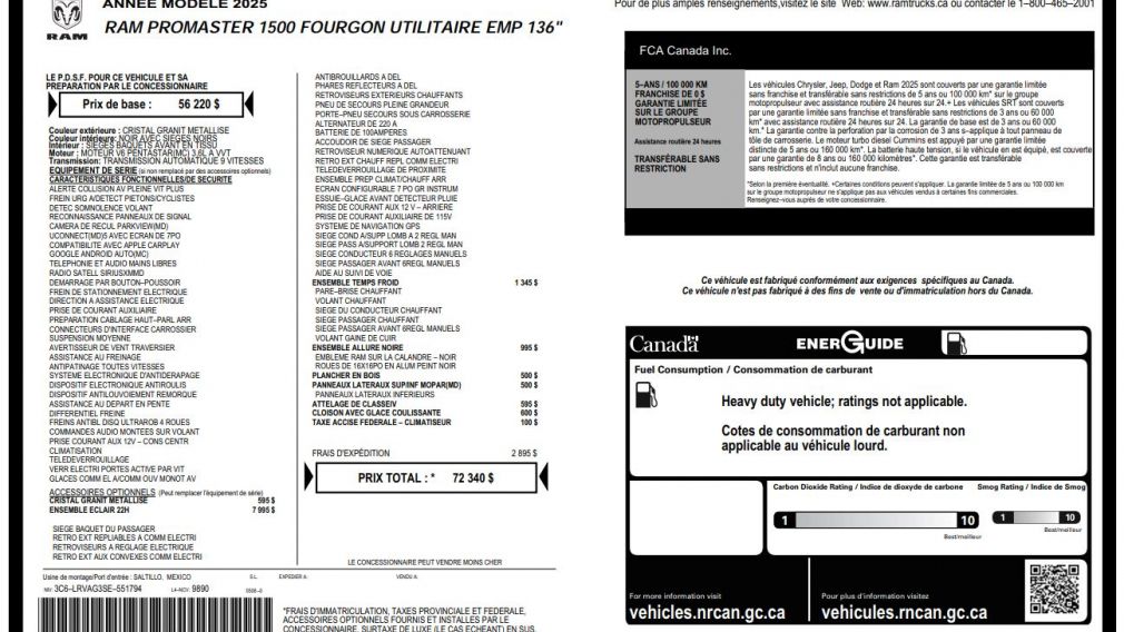 Dodge Ram SLT+ 2025 d&rsquo;occasion à vendre - 28