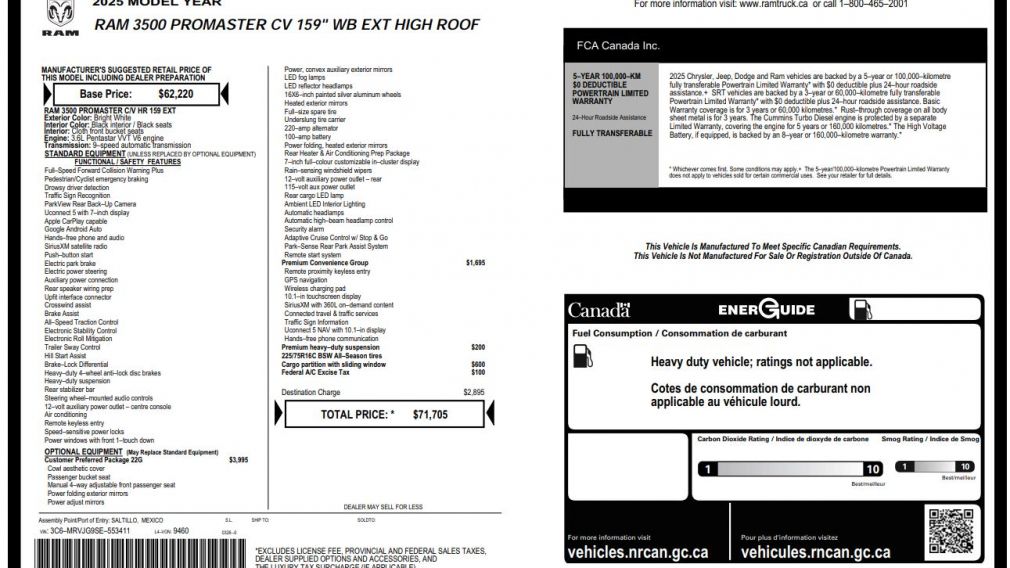 Dodge Ram SLT 2025 d&rsquo;occasion à vendre - 23