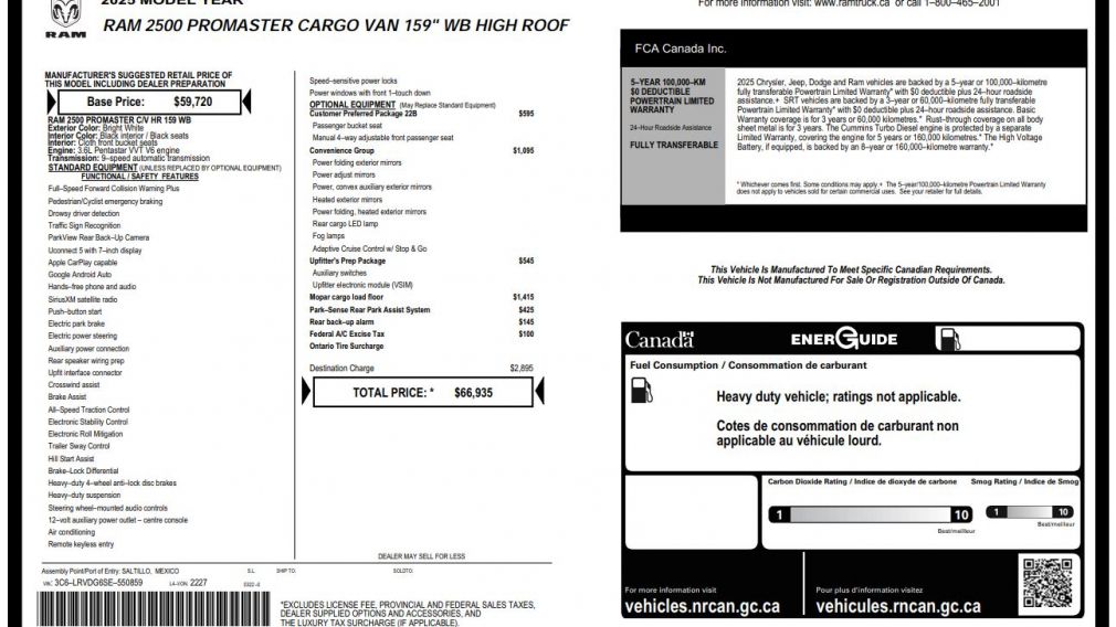 Dodge Ram Tradesman 2025 d&rsquo;occasion à vendre - 23