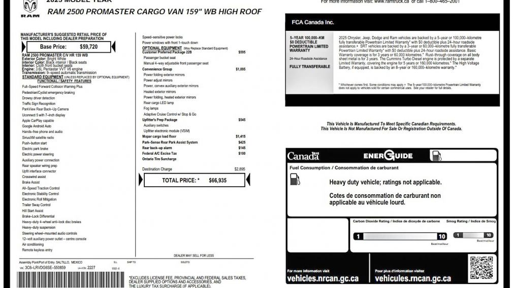 Dodge Ram Tradesman 2025 d&rsquo;occasion à vendre - 23