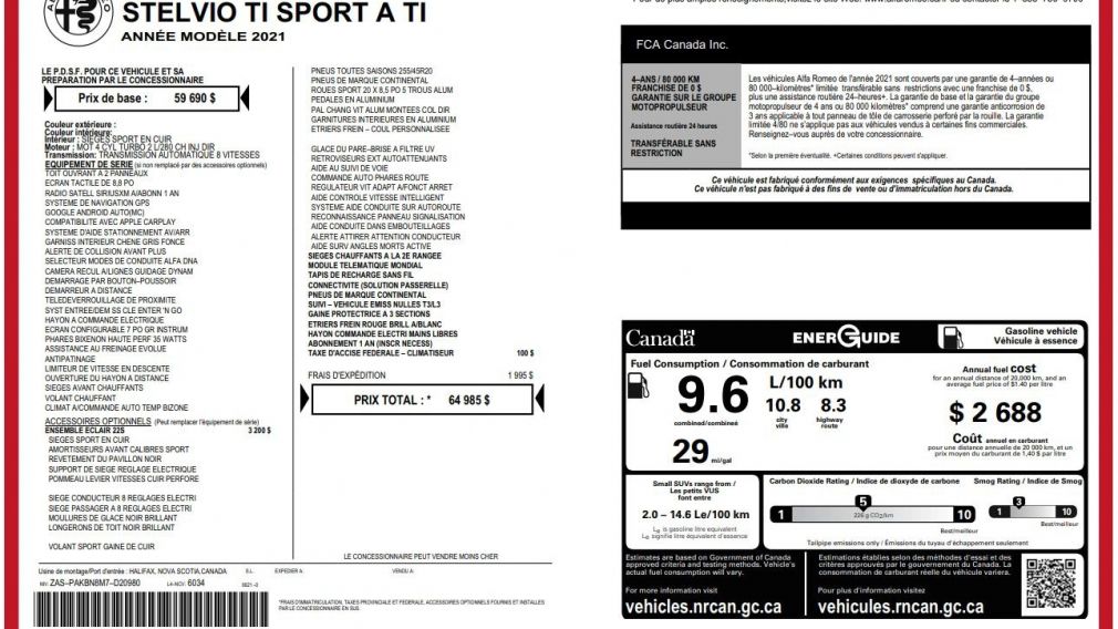 Alfa Romeo Stelvio Ti Sport 2021 d&rsquo;occasion à vendre - 27