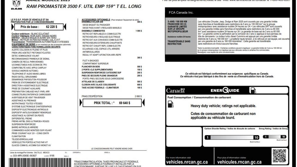 Dodge Ram Tradesman 2025 d&rsquo;occasion à vendre - 25
