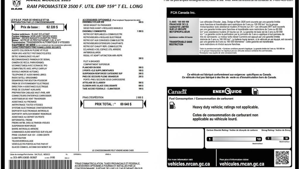 Dodge Ram Tradesman 2025 d&rsquo;occasion à vendre - 25