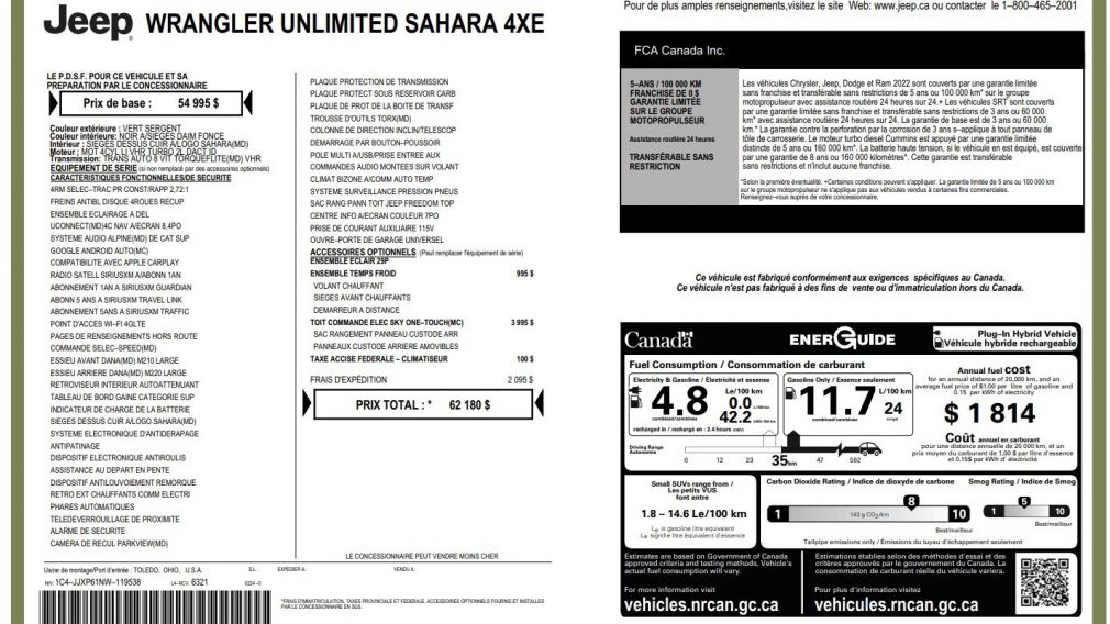 Jeep Wrangler Unlimited Sahara