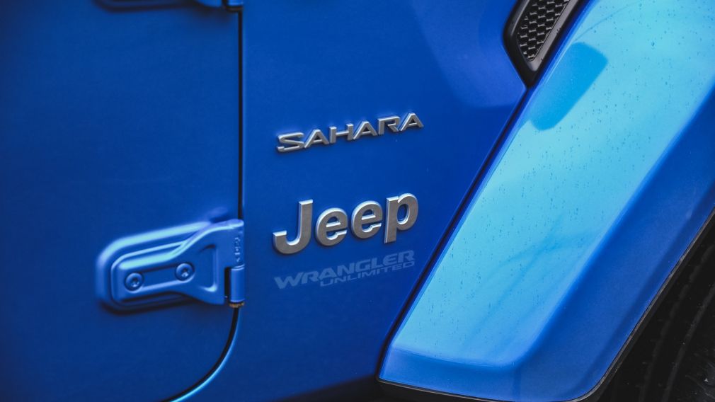 Jeep Wrangler Unlimited Sahara 2022 d&rsquo;occasion à vendre - 10