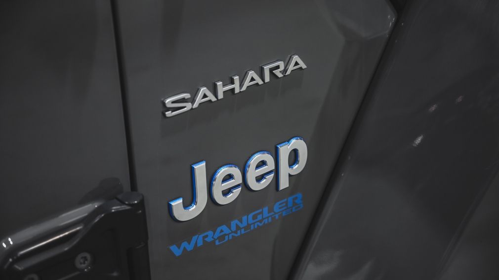 Jeep Wrangler Unlimited Sahara 2022 d&rsquo;occasion à vendre - 10