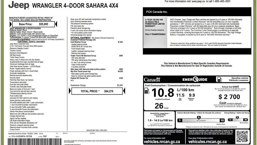 Jeep Wrangler Sahara 2023 à vendre à Trois-Rivières - 31