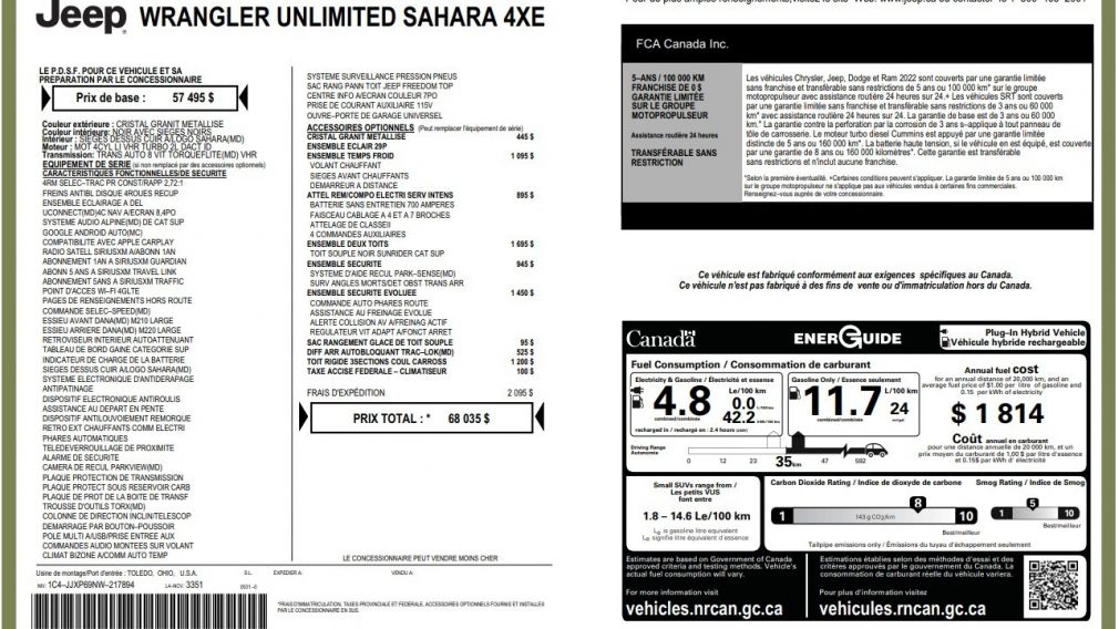 Jeep Wrangler Unlimited Sahara