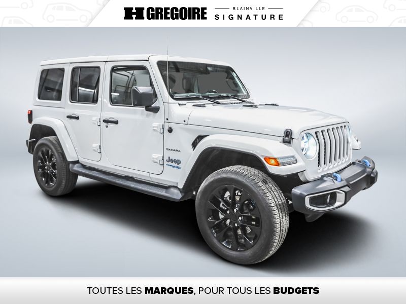 White 2022 Jeep Wrangler 4xe SUV / Crossover Four-Wheel Drive Automatic