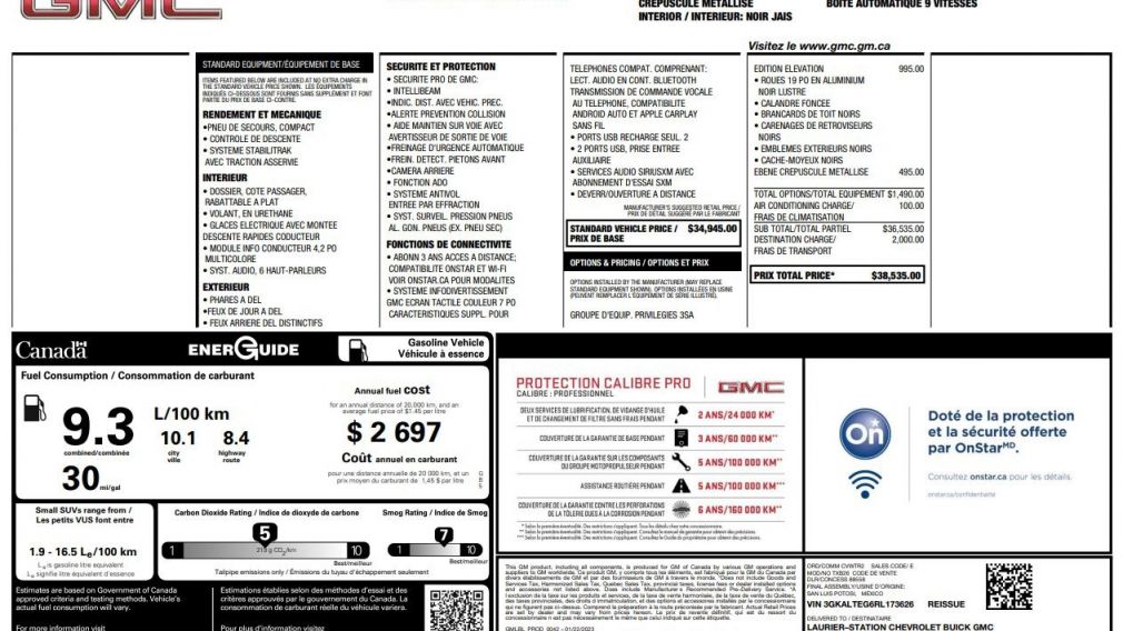GMC Terrain SLE 2024 d&rsquo;occasion à vendre - 29