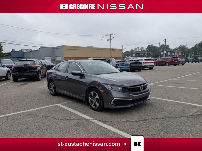 Gray 2020 Honda Civic Sedan Front-Wheel Drive Automatic