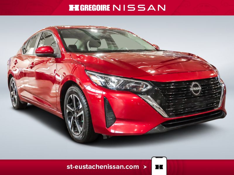 Red 2024 Nissan Sentra Sedan Front-Wheel Drive Automatic