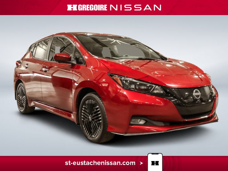 Red 2023 Nissan LEAF Hatchback Front-Wheel Drive Automatic