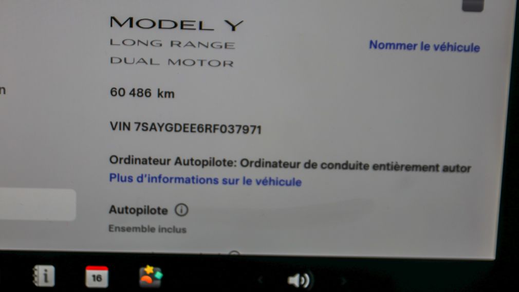 Tesla Model Y Long Range 2024 d&rsquo;occasion à vendre - 15