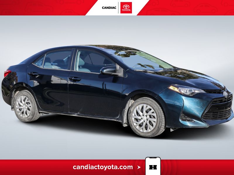 Blue 2018 Toyota Corolla Sedan Front-Wheel Drive Automatic