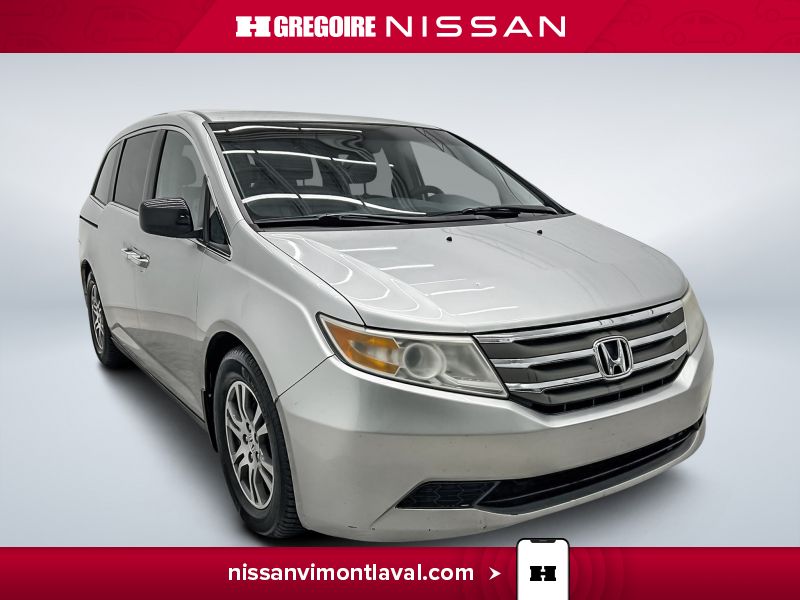 Silver 2012 Honda Odyssey Minivan Front-Wheel Drive Automatic