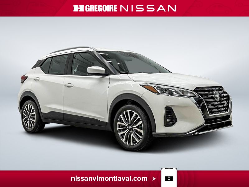 Pearly White 2021 Nissan Kicks SUV / Crossover Front-Wheel Drive Automatic