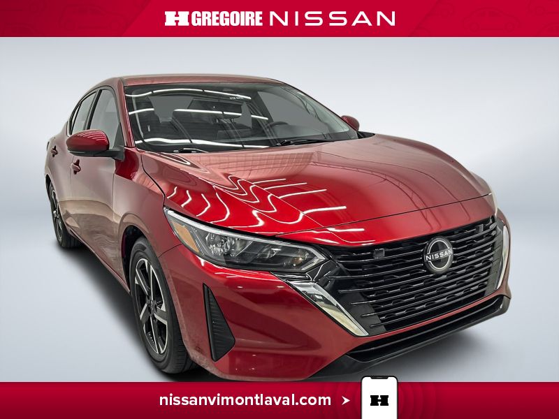 Red 2024 Nissan Sentra Sedan Front-Wheel Drive Automatic