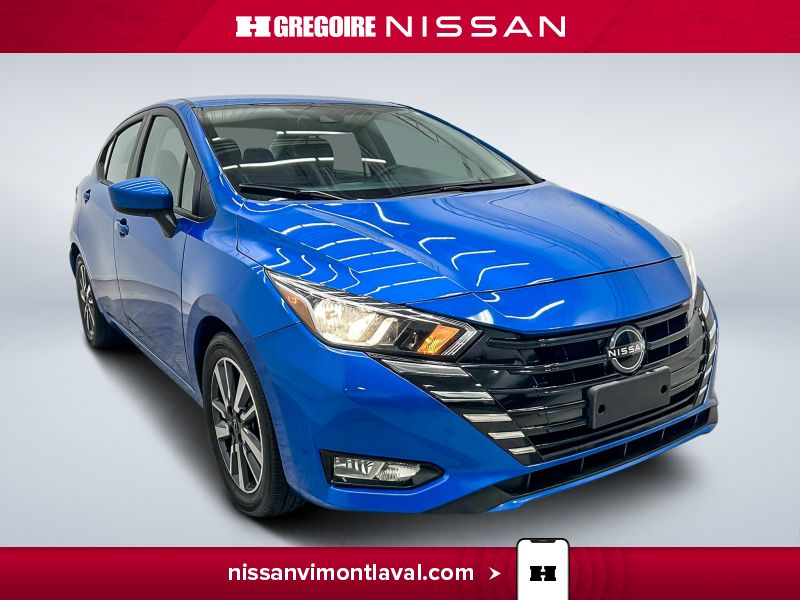 Blue 2024 Nissan Versa Sedan Front-Wheel Drive Automatic