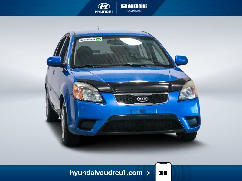 Blue 2011 Kia Rio Sedan  Automatic