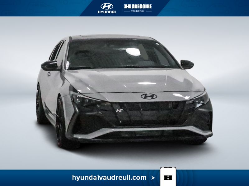 Gray 2023 Hyundai Elantra N Sedan Front-Wheel Drive Manual