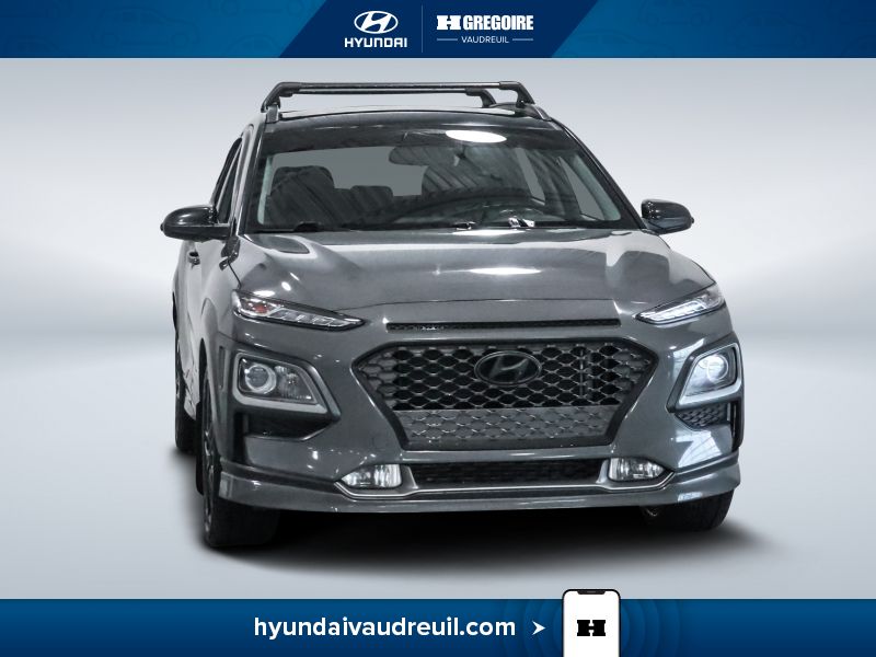 Gray 2021 Hyundai Kona SUV / Crossover  Automatic