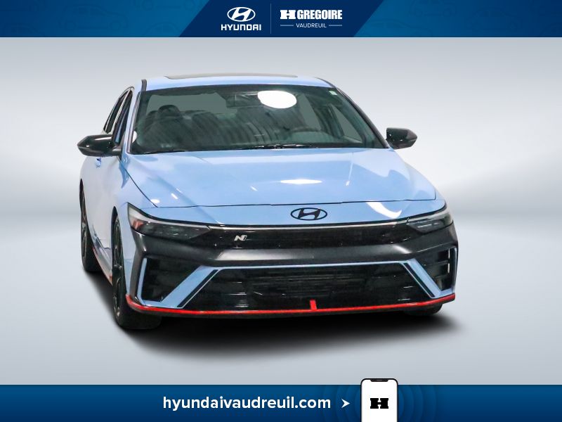 Blue 2025 Hyundai Elantra N Sedan Front-Wheel Drive Manual